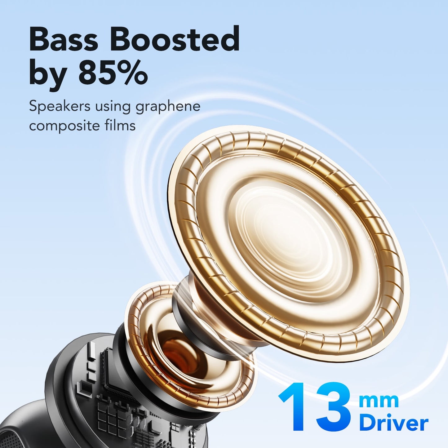 Wireless Earbuds, Bluetooth 5.4 Headphones in Ear buds, HiFi Stereo Wireless Earphones with 4 ENC Noise Cancelling Mics, 35H Wireless Headphones with IP7 Waterproof, LED Display USB C, Mini Ultraligh