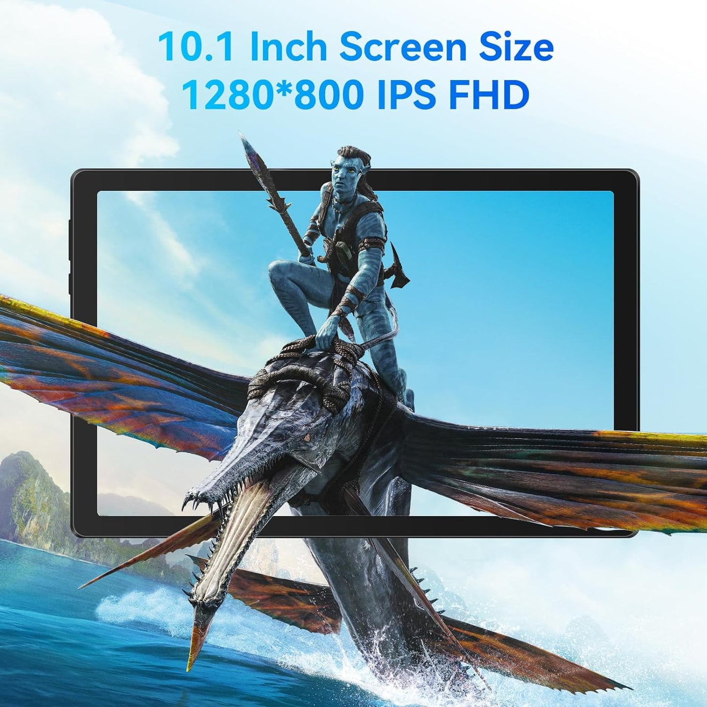 Bestski 10.1'' Android 14 Tablet with Octa-core Processor 10GB RAM 128GB ROM/1 TB Expansion HD IPS Touchscreen,Wi-Fi 6, BT 5.0, Dual Camera,Widevine L1,Gray