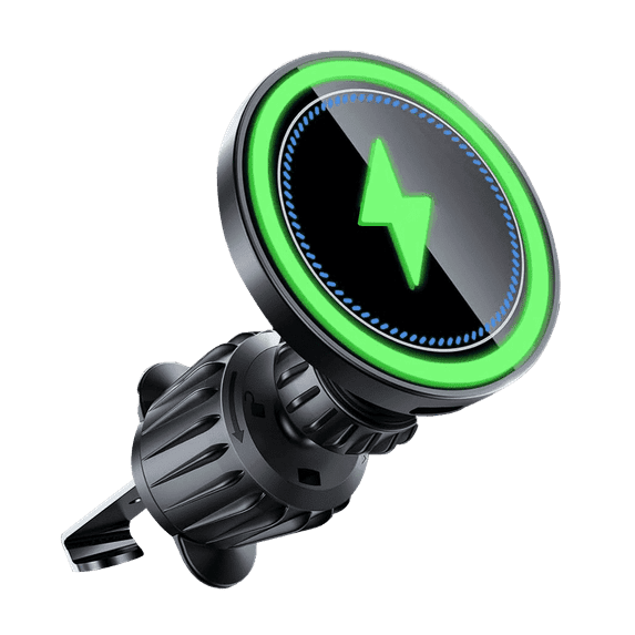 FAMOO Car Wireless Charger, Fast Charging Mobile Phone Car Bracket,The Charger Tightly Locks The Dashboard Air Outlet, Rotate 360 Degrees, Suitable for iphone16,15,14,Android