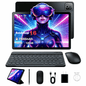 Gstrlinen 11 Inch Tablet with Keyboard set, 30GB RAM+128GB ROM, 2000x1200 IPS HD Display, Dual Camera, 7800mAh, Black