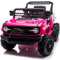 iRerts 12V Ride on Cars with 6 Wheel, Powered Ride on Toys with Remote Control, Bluetooth, Music, USB/MP3/Microphone Ports, Six-Wheel Suspension, Electric Cars for Kids 3-6 Ages Gift, Pink