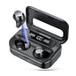 Wireless Earbuds,True Bluetooth Headphones, Deep Bass Sound, 100Hrs Bluetooth Ear Buds, Built in Mics Headset, Bluetooth 5.3 Clear Calls, IPX7 Waterproof, Earphones for Sports Workout, Black