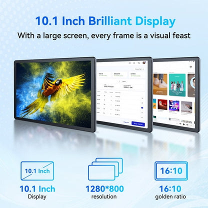 Gstrlinen  10.1 Inch Tablet, 24GB RAM 128GB ROM, Octa-Core Processor, Wi-Fi 6, Gray