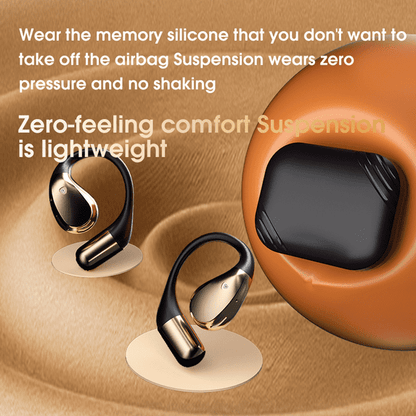 Open Ear Earbuds, Bluetooth 5.4 Wireless Earphones, 48H Playtime, ENC Microphone Clear Talk, with Earhooks And LED Power Display the Waterproof Headphones, Ideal for Fitness, Travel