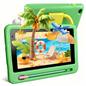 Gstrlinen  7 Inch Kids Tablet with Case for Toddler, 24GB RAM+128GB ROM, IPS HD Screen, Ukidoz Pre-install, Green