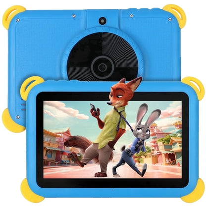 Gstrlinen  7" AI Kids Tablet for Ages 3-12 — Android 16 with 20GB RAM and Parent Control, Blue