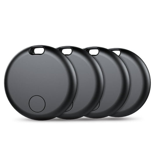 Bluetooth Tracker, 4-Pack Smart Air Tracker, Key Finder and Item Locator Works with Apple Find My (iOS Only), withKey Ring, Tracker Tag for Keys/Luggage/Wallet, etc.