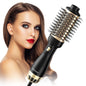 NEXPURE Hair Dryer Brush, 4 in 1 Blow Dryer Brush with Negative Ion Anti-Frizz Ceramic Titanium Barrel Hot Air Brush for Hair Styling