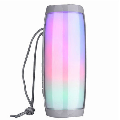 Portable Bluetooth Speaker, BT5.3 Wireless Speaker 20W Bass Diaphragms with Multi LED Light Dynamic Modes, IPX6 Waterproof 16H Playtime supports FM Mode, TF, USB for Home, Cycling, Outdoor, Beach
