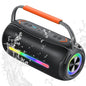 Bluetooth Speaker, Wireless Ultra Bluetooth Speaker with 66mm Drivers, 4000mAh Battery 24Hrs Playtime, RGB Lights, BT5.4, IP7 Waterproof, AUX, TF Card, Suitable for Home/Party/Outdoor/Beach, Gift