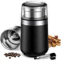 GDOR Super Silent Coffee Grinder Electric, Herb Grinder, Spice Grinder, Coffee Bean Grinder, Espresso Grinder with 1 Removable Stainless Steel Bowl