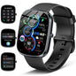 AI Smart Watch for Women Men 1.91" HD Touch Screen with Dual-Mode Smart Bluetooth Call and Voice Assistant 100+ Sport Modes IPX7 Waterproof Fitness Watch for Android/iPhone