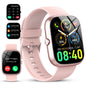 New Women's Smartwatch for Android and Iphone, 1.19" HD Fitness Tracker, 120+ Sports Modes, Fitness Watch with Answer/Make Calls/Message Reminder, IP68 Waterproof Smart Watches with Steel Band Purple