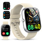 Smart Watch Fits for Android and IPhone, 1.91 inch Fitness Tracker, Men Women's Smartwatch with Answer/Make Calls/115+ Sports Modes/Message Reminder, IP68 Waterproof, for Gift Gray