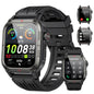 Tikland Smart Watches for Men Answer/Make Calls 1.91'' HD Rugged Smart Watch Fits for Android and iPhone, Waterproof Fitness Tracker with 100+ Sport Modes, Watches for Men, Black