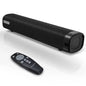 TOPVISION Sound Bar for TV, 50W Bluetooth Soundbar with Subwoofer, 3D Surround Sound System with Optical/AUX/RCA/USB