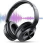 Tikland Noise Cancelling Headphones Wireless Bluetooth over Ear 65 Hrs Playtime Wireless Headphones with Microphone Lightweight Headset with Deep Bass Stereo Sound Compatible for iPhone Android