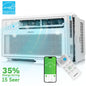 UHOMEPRO 12000 BTU Window Air Conditioner, 15-CEER Energy Efficient Window Air Conditioners, 35% Energy Saving, 42dB Super Quiet, Smart Inverter AC Window Unit, Fast Cooling, Easy Install