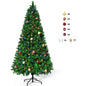 VAVSEA 7.5 FT Pre-Lit Christmas Trees Include 18pcs Christmas Ball and 1 Star, Artificial Christmas Tree with 1500 PVC Branch Tips & 380 Color-Changing LED Lights for Holiday Party, Home