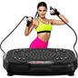 Vibration Plate Exercise Machine: TISSCARE Whole Body Workout Vibrating Platform for Home Fitness and Muscle Toning - Black