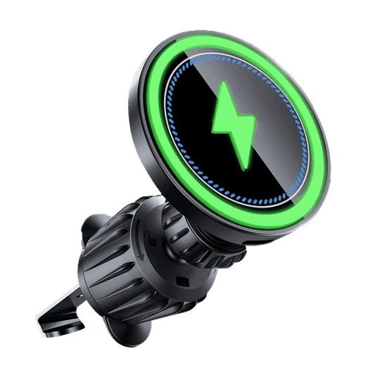 FAMOO Car Wireless Charger, Fast Charging Mobile Phone Car Bracket,The Charger Tightly Locks The Dashboard Air Outlet, Rotate 360 Degrees, Suitable for iphone16,15,14,Android