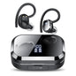 Tikland Wireless Earbuds 120H Bluetooth 5.3 Headphone Sport, 2025 Bluetooth Earbuds Stereo Deep Bass Over Ear Bud with Earhooks, ENC Noise Cancelling, IPX7 Waterproof Earphone Fits for Android iPhone