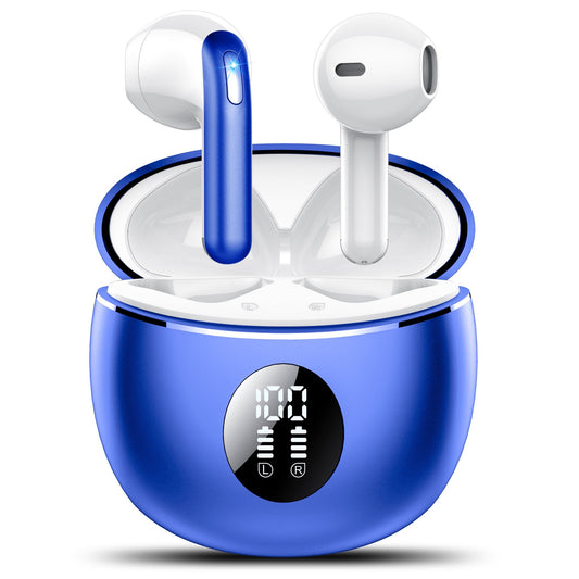 Wireless Earbuds Bluetooth Headphone 5.4, 65Hrs Playtime with LED Charging Case, 4 ENC Noise Cancelling Mic, Deep Bass Ear Buds with Earhook, IPX7 Waterproof Headphones for Sport Gray