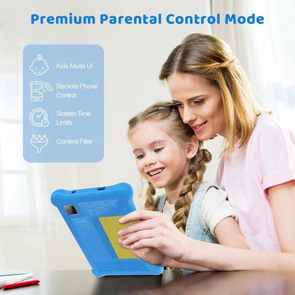 Gstrlinen  7" Kids Learning Tablet with Case for Toddler, 5GB RAM +32GB ROM, IPS HD Screen, Ukidoz Pre-install,Blue