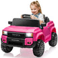 iRerts 12V Electric Ride on Cars, Ride on Toys for Toddlers with Remote Control, Bluetooth, Music, USB Ports, LED Light, 4 Wheel Suspension, Kids Electric Car for Girls Boys Gifts Ages 2-5, Pink